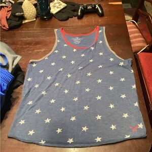 American Eagle Outfitters Blue Star Tank Top